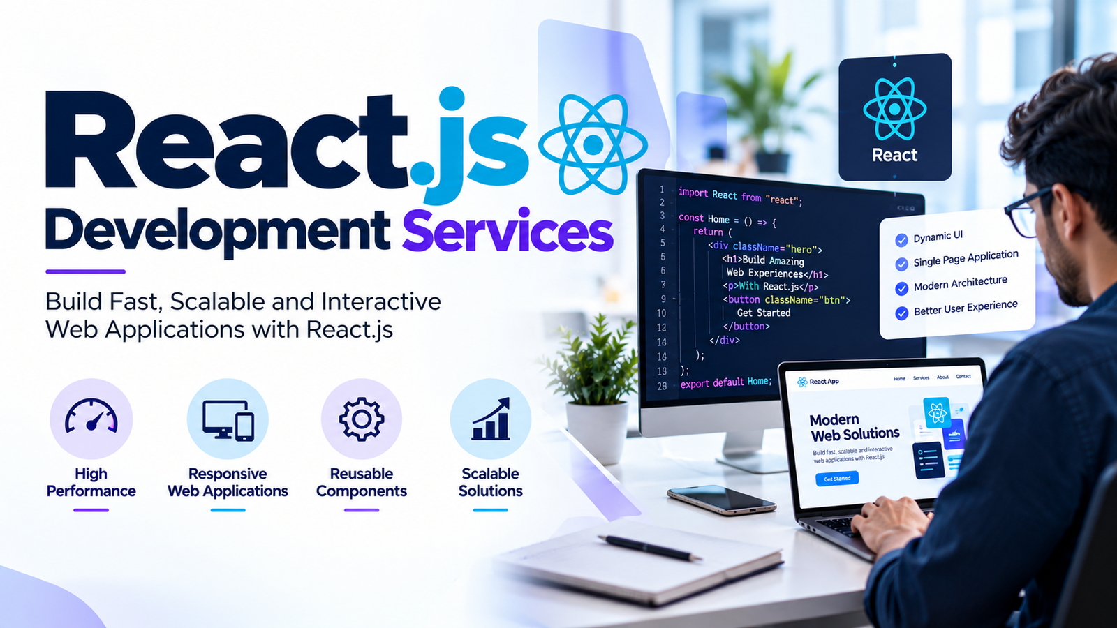 React.js Development for B2B Business